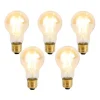 Set van 5 E27 3-staps dimbare LED lamp A60 goldline 5W 530 lm 2200K