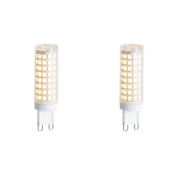 Set van 2 G9 dimbare LED lampen 5.5W 500 lm 2700K