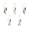 Set van 5 G9 LED filament lamp 1,8W 170 lm 2300K