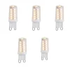 Set van 5 G9 3-staps dimbare LED lampen 3W 250 lm 2700K
