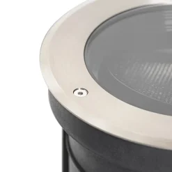 Set van 6 grondspot staal AR111 verstelbaar IP65 - Delux Honey