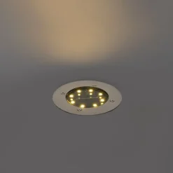 Set van 6 grondspots staal incl. LED IP65 Solar - Terry