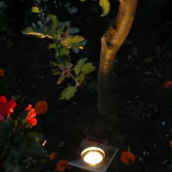 Set van 5 Grondspots staal IP65 - Basic Square