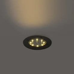 Set van 6 grondspots zwart incl. LED IP65 Solar - Terry