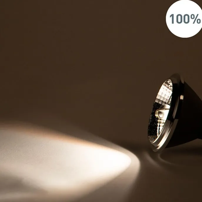 Set van 5 GU10 dim to warm LED lampen AR70 6W 2000K-3000K