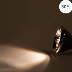 Set van 5 GU10 dim to warm LED lampen AR70 6W 2000K-3000K