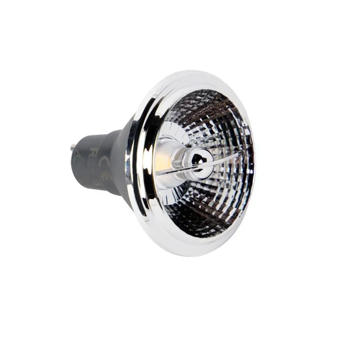 Set van 5 GU10 dim to warm LED lampen AR70 6W 2000K-3000K