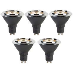 Set van 5 GU10 dimbare LED lamp AR70 6W 450 lm 2700K
