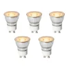 Set van 5 GU10 dimbare LED lampen 35mm 4W 200 lm 2200K