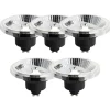 Set van 5 GU10 dimbare LED lamp 111mm 10,5W 770 lm 4000K