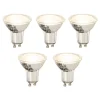 Set van 5 GU10 dimbare LED lamp 8W 650 lm 2700K