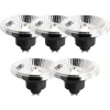 Set van 5 GU10 dimbare LED lamp 111mm 10,5W 770 lm 3000K
