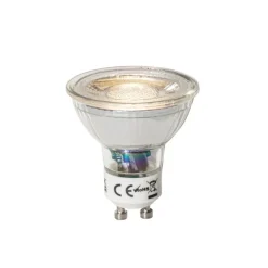 Set van 5 GU10 dimbare LED lamp 3W 200 lm 3000K