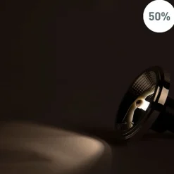 Set van 5 GU10 dimbare LED lampen AR111 11W 810 lm 2700K