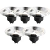 Set van 5 GU10 dimbare LED lamp 111mm 10,5W 770 lm 2700K