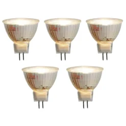 Set van 5 GU5,3 LED lamp MR16 5W 420 lm 2700K 12V