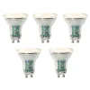 Set van 5 GU10 LED lamp schemersensor 3W 200 lm 2700K