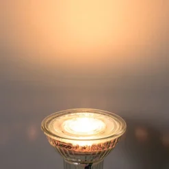 Set van 5 GU10 50mm dimbaar in Kelvin LED lampen helder 4.9W 400 lm 2200-3000K