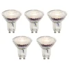 Set van 5 GU10 50mm dimbare LED lampen helder 4.9W 430 lm 2700K