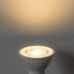 Set van 5 GU10 50mm LED lampen helder 7.5W 800 lm 3000K