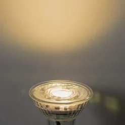 Set van 5 GU10 50mm 3-staps dimbaar in Kelvin LED lampen helder 4.9W 450 lm 2000-2700K