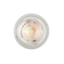 Set van 5 GU10 50mm 3-staps dimbaar in Kelvin LED lampen helder 4.5W 380 lm 2000-2700K