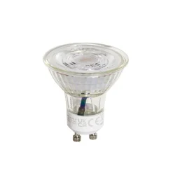 Set van 5 GU10 50mm 3-staps dimbaar in Kelvin LED lampen helder 4.5W 380 lm 2000-2700K