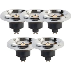 Set van 5 GU10 3-staps dim to warm LED lamp AR111 11W 620 lm 2000-3000K