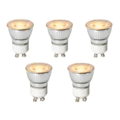 Set van 5 GU10 3-staps dimbaar LED lampen 35mm 4W 200 lm 2200K