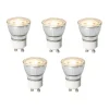 Set van 5 GU10 3-staps dimbaar LED lamp 35mm 4W 220 lm 3000K