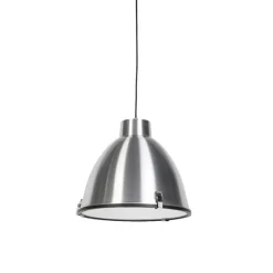 Set van 2 hanglampen aluminium 38 cm dimbaar - Anteros