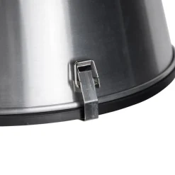 Set van 2 hanglampen aluminium 38 cm dimbaar - Anteros