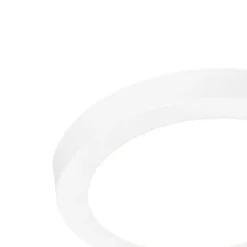 Set van 6 In- of opbouwspot wit 18 cm incl. LED 3 staps dim to warm - Trans