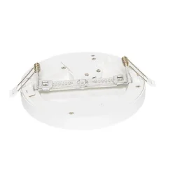 Set van 6 In- of opbouwspot wit 18 cm incl. LED 3 staps dim to warm - Trans