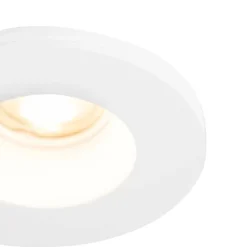 Set van 6 Inbouwspot wit 13 cm rond - Gypsy Stucco