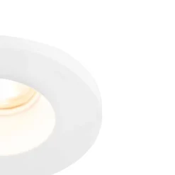 Set van 6 Inbouwspot wit 13 cm rond - Gypsy Stucco