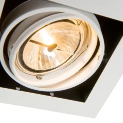 Set van 6 Inbouwspot wit AR111 verstelbaar - Oneon