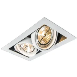 Set van 6 Inbouwspot wit AR111 verstelbaar 2-lichts - Oneon