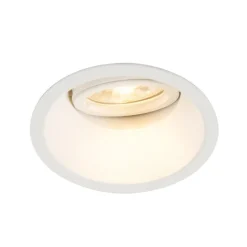 Set van 6 Inbouwspot wit draai- en kantelbaar - Alloy