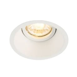 Set van 6 Inbouwspot wit draai- en kantelbaar - Alloy