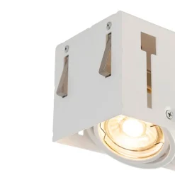 Set van 6 Inbouwspot wit draai- en kantelbaar trimless 3-lichts - Oneon