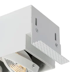 Set van 6 Inbouwspot wit GU10 AR70 trimless 3-lichts - Oneon