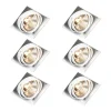 Set van 6 Inbouwspot wit GU10 AR111 trimless verstelbaar - Oneon