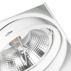 Set van 6 Inbouwspot wit GU10 AR111 trimless verstelbaar - Oneon