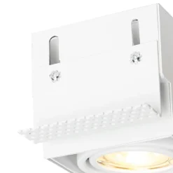 Set van 6 inbouwspot wit GU10 kantelbaar trimless - Oneon