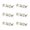 Set van 6 Inbouwspot witAR111 trimless 3-lichts - Oneon