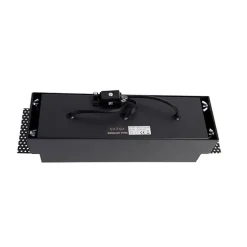 Set van 6 Inbouwspot zwart draai- en kantelbaar trimless 3-lichts - Oneon