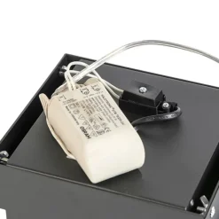 Set van 6 Inbouwspot zwart AR111 draai- en kantelbaar trimless - Oneon