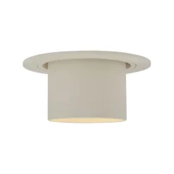 Set van 6 inbouwspots beige GU10 50mm rond draai- en kantelbaar - Installa