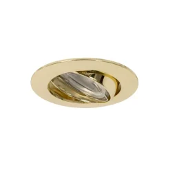 Set van 6 inbouwspots messing GU10 35mm - Edu